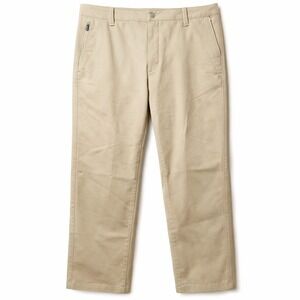 EDDIE BAUER Flex Sport Classic Fit Chino Pant Sz 35x32 Beige Wrinkle Resistant